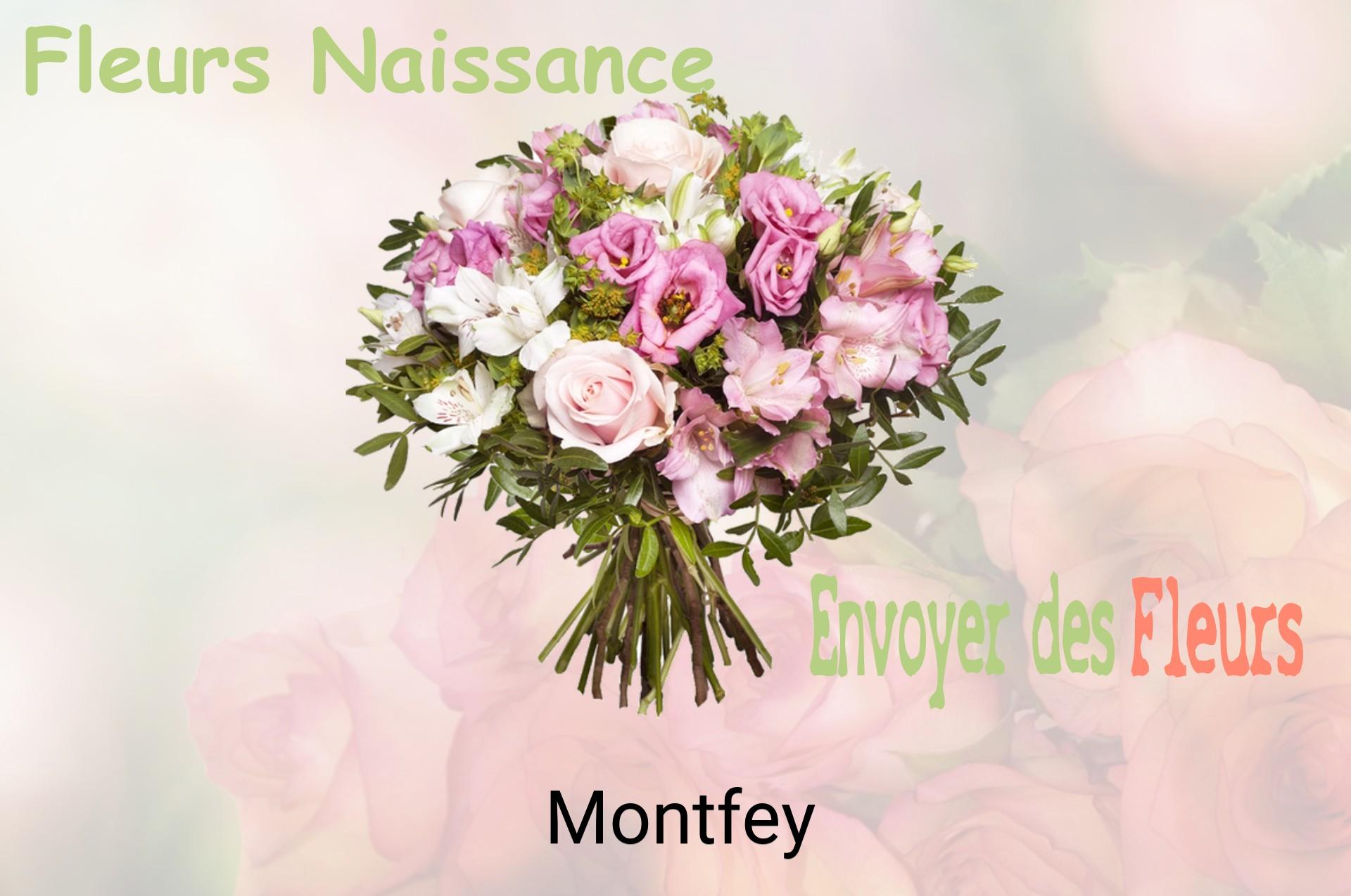 Bouquet de fleurs de naissance livré à Montfey